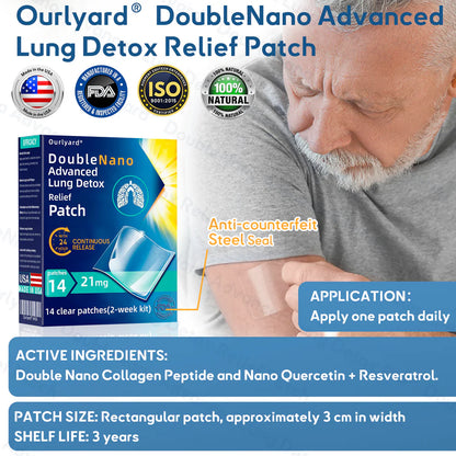 Ourlyard DoubleNano Advanced Lung Detox Relief Patch