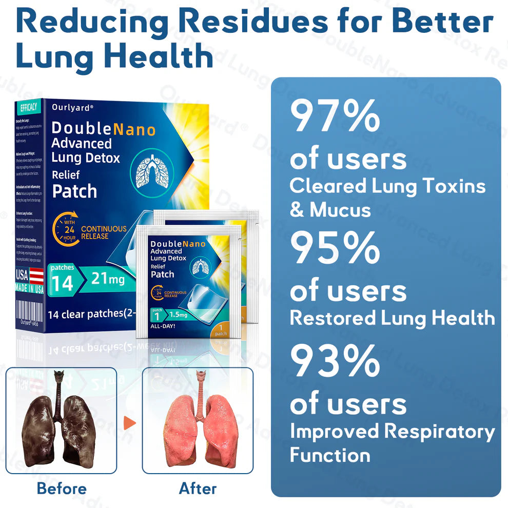 Ourlyard DoubleNano Advanced Lung Detox Relief Patch